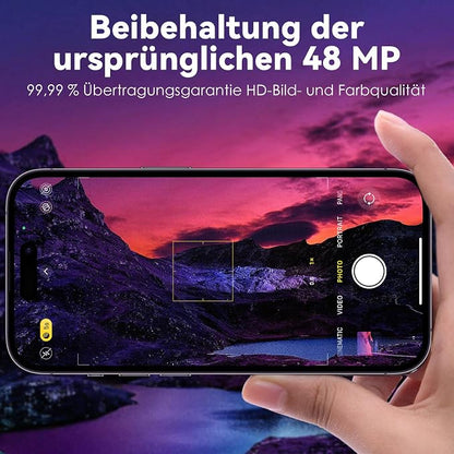 CloudValley for iPhone 14 Pro/iPhone 14 Pro Max Camera Lens Protector, 9H Tempered Glass Metal Alluminum [All in 1 Design], Case Friendly Anti-Scratch High Definition, Purple