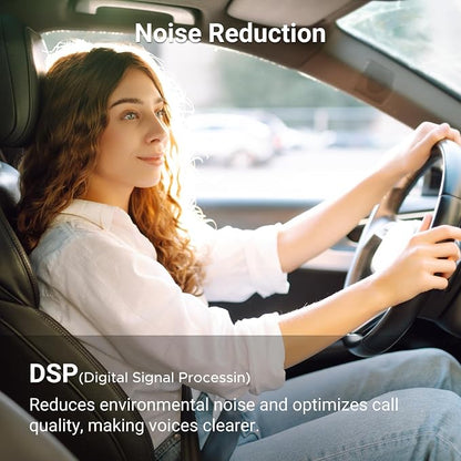 UGREEN 5.4 Aux Bluetooth Adapter, Noise Cancelling 3.5mm AUX Bluetooth Car Adapter, Wireless Audio Receiver for Home Stereo/Wired Speaker, 15H Battery Life