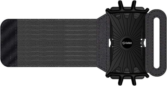 Cellet Adjustable Fitness Sports Armband Running Sleeve Cell Phone Holder Water Resistant Case Compatible to Apple iPhones, Samsung Galaxy, Google Pixel Smartphones