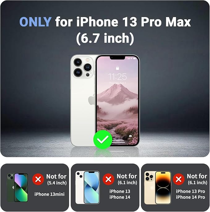 jaroco Magnetic for iPhone 13 Pro Max Case, [Compatible with MagSafe][Military Grade Drop Protection][Heavy Duty Protection][Non-Slip][Shockproof] 2-Layer Durable Bumper Phone Case 6.7''-Pink