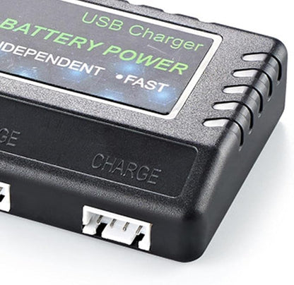 Baoblaze 11.1V LI Charger USB MA 12.6-12.8 Balanced Charger Case for 3S Batteris