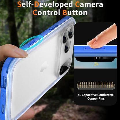 Cozycase TOP Waterproof Case for iPhone 17 Pro Max - Military Heavy Duty 360 Shockproof Full Body with Screen Camera Protector Double IP68 Water Dust Drop Proof Hard Rugged 17PM Front Back Slim Cover