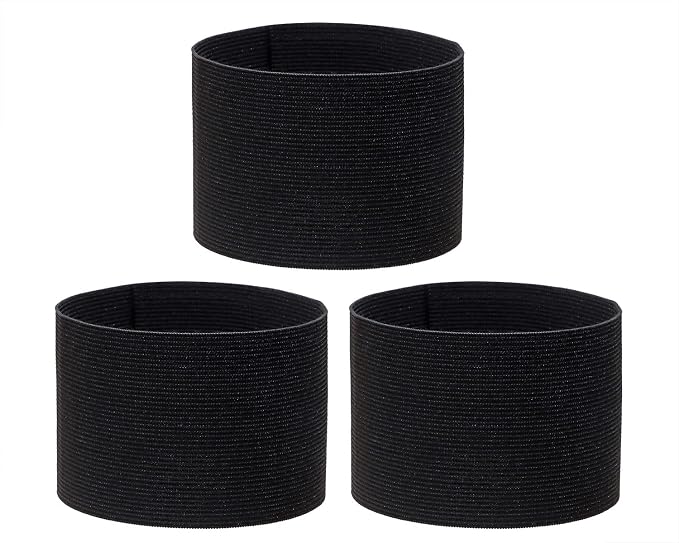 ONLYKXY 3PCS Captain Armbands 7x32.5CM/2.75x12.79inch Adjustable Leader Armband Team Sport Armband for Soccer Basketball Volleyball School Team Competition Coach Players Wrist Arm Bands
