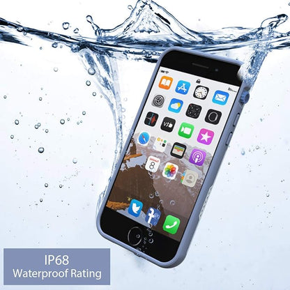 for iPhone 8/7 /SE 2020 Waterproof Case Cover Built-in Screen Protector Fully Sealed Life Shockproof Snowproof Underwater Protective Cases for iPhone 8 7 SE 2020 4.7" (ClovePurple)