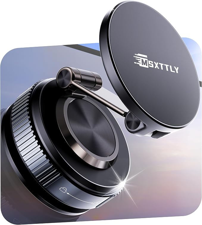 Car Phone Holder Magnetic Phone Mount for Car 360°Adjustable 2026 Phone Holders for Your Car Travel Gifts Cell Phone Car Mount Compatible for iPhone 17 Pro Max 16 15 14 13 12 Air Plus