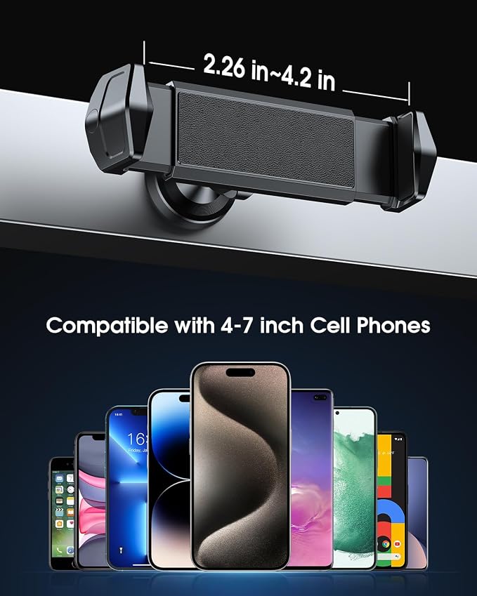 Gym Magnetic Phone Holder, 360° Rotatable Magnet Phone Holder for Gym Workout-Record, [N55 Super Magnet] Magnetic Cellphone Holder for All 4-7 Inch Smartphones