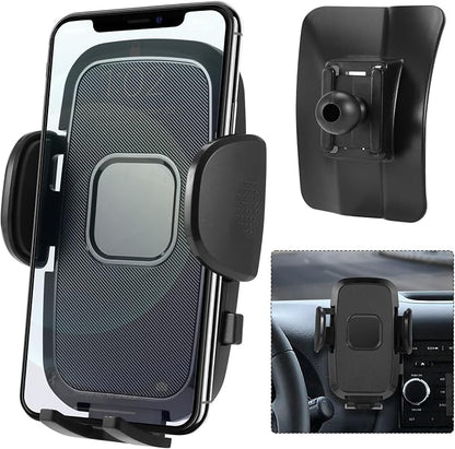 Car Cell Phone Holder Mount for Jeep Wrangler JK JKU 2017 2016 2015 2014 2013 2012 2011 Interior Accessories, Dashboard Mobile Phone Stand Compatible with 4.0"-7.0" Cell Phones