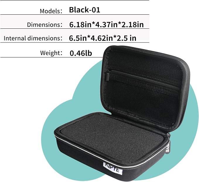 Electronics Organizer Travel Case,DIY Sponge Protection Electronic Organizer Travel Carrying Case Tech Accessories Hard Case Tech Pouch for Mouse Projector Charger Phone Earphone Hard Disk