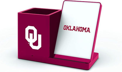 SOAR NCAA Unisex Cell Phone Wireless Charging Stand and Desktop Organizer
