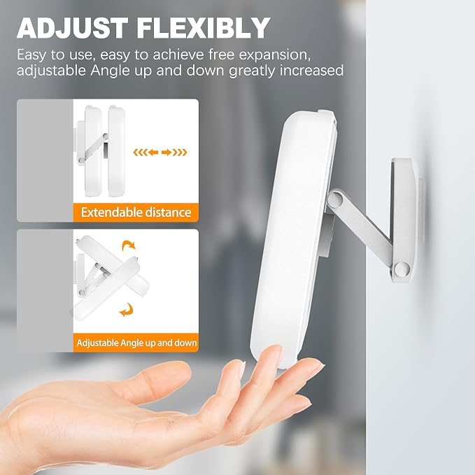 CoguZed Waterproof Phone Holder for Shower - 2023 Upgraded, 480° Rotation - Compatible with iPhone 15/14/13/12/11 Pro Max, Samsung Galaxy, and More (Up to 7" Phones)