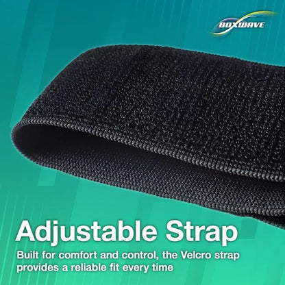 BoxWave Holster Compatible with Samsung Galaxy Note 8 - ActiveStretch Sport Armband, Adjustable Armband for Workout and Running - Jet Black