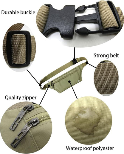 Naoki Outdoor Sports Running & Jogging & Travel Waterproof Utralthin Waist Pack/Bag Runner Belt