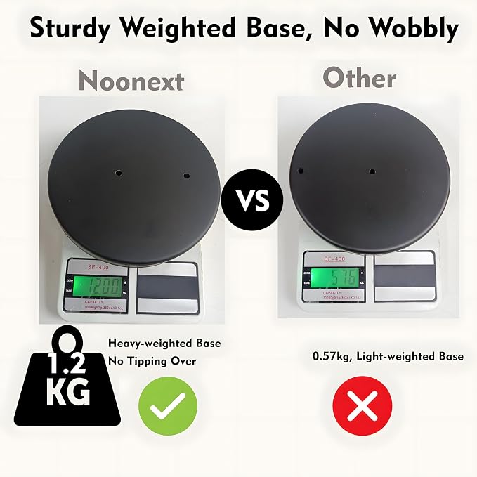 Noonext Black Toilet Paper Holder With Shelf, Freestanding Toilet Paper Holder Stand With Tray At The Top, Heavy Base No Tipping Over (Stainless Steel, Black)