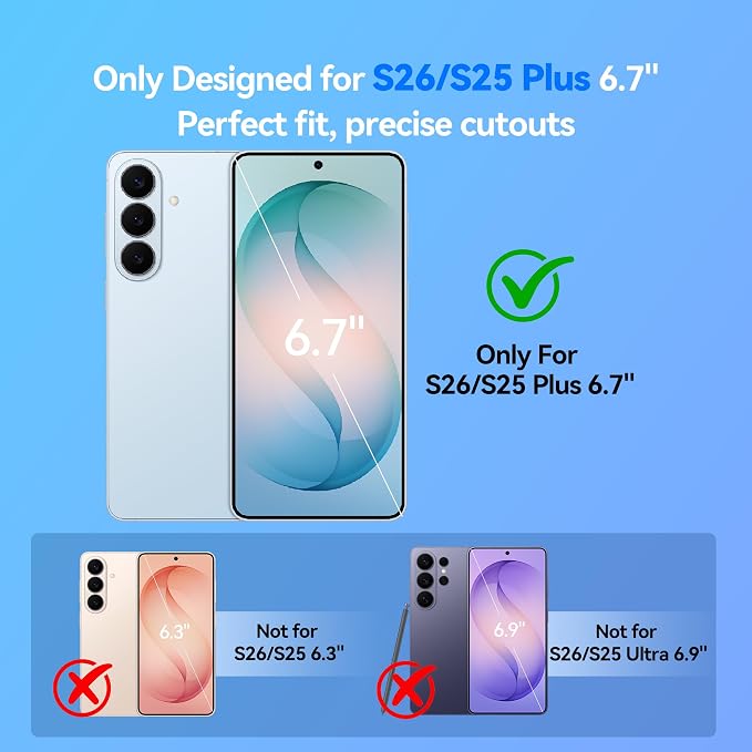 NEWDERY EWDERY 9500mAh Battery Case for Samsung Galaxy S26 Plus/S25 Plus 6.7", Qi Wireless Charging Compatible, Protective Portable Charger Case Battery Pack for Galaxy S26 Plus&Galaxy S25 Plus Black