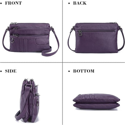 MINICAT Multiple Pockets Small Crossbody Purse Cell Phone Purse Shoulder Bags for Women Cross Body Bag for Woman