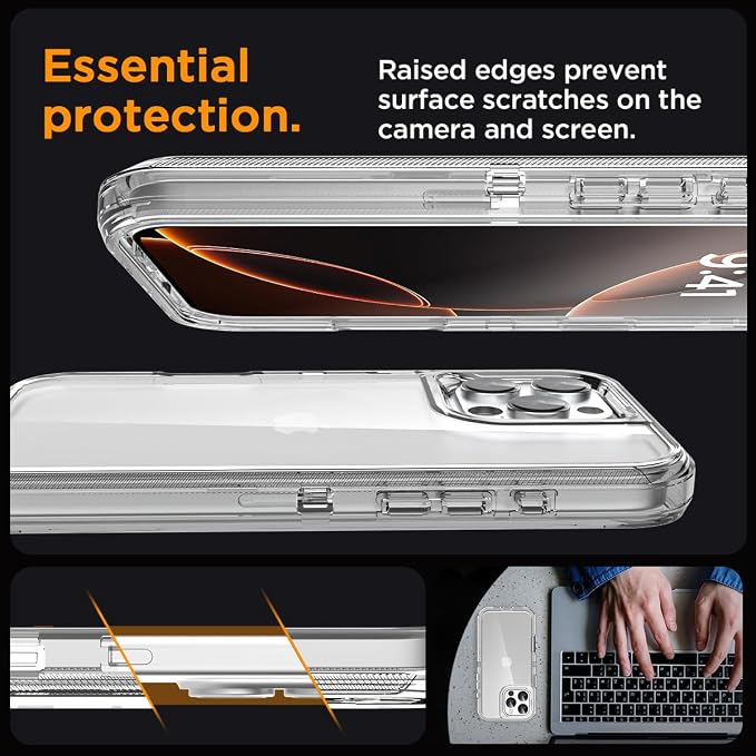 AICase for iPhone 16 Pro Max Case Clear 3 in 1 Heavy Duty Drop Protection Full Body Rugged Shockproof/Dust Proof 3-Layer Military Protective Tough Durable Cover for iPhone 16 Pro Max 6.9"_5