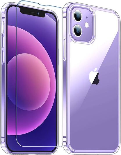Temdan Case Designed for iPhone 12 Case/Designed for iPhone 12 Pro Case -Clear