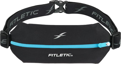 Fitletic Active Lifestyle Fanny Pack & Mini Sports Running Belt For Men & Women – Lightweight, Low Profile- Ultra-Soft Expandable Lycra Pouch - Fits All Phones – Inner Pocket