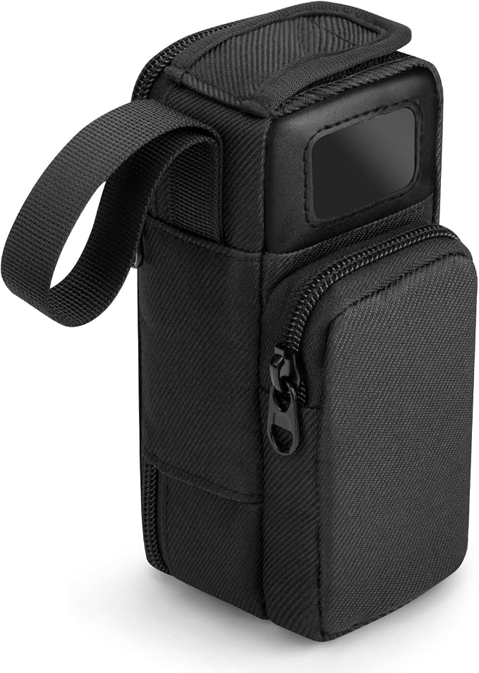 Travel Case for Anker 737 Power Bank 24,000mAh 3-Port, Protective Storage Bag Pouch for Anker 737 PowerCore 24K Portable Charger (Case Only) - Black