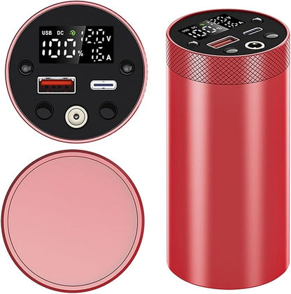 Aluminum Alloy 46950 Battery Case Quick Charging PowerBank Shell Durability Lightweight Portable Design for Outdoor Use