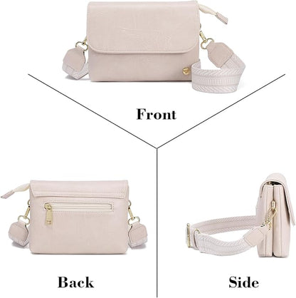 MINICAT RFID Blocking Small Crossbody Bags for Women Vegan Leather Mini Travel Purses Cell Phone Purse Cross Body Bag