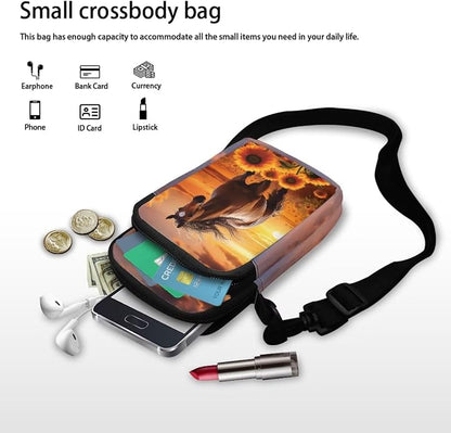 DISNIMO Small Crossbody Bags for Women Trendy Cross Body Cell Phone Shoulder Bags Purses with Adjustable Strap