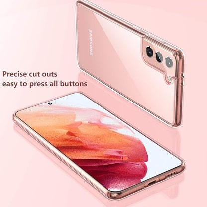 SPIDERCASE Designed for Samsung Galaxy S21 Case, [Anti-Yellowing] [10FT Military Grade Protection] Slim Thin Case for Galaxy S21,Crystal Clear