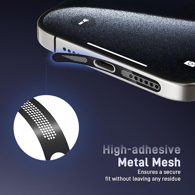 USB C Dust Plug, USB C Port Cover, Type C Charging Port Plug Cover with Speaker Dust Cover, Phone Accessories for iPhone 17/Air/17 Pro/17 Pro Max/iPhone 16/16 Plus/16 Pro/16 Pro Max/iPhone 15 Series