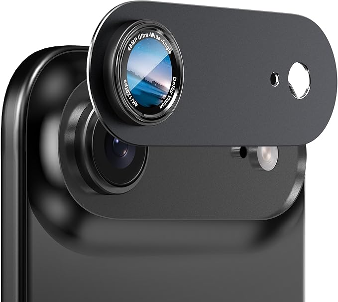 CACOE Camera Lens Protector for iPhone Air - Metal Frame Tempered Glass Cover, [Anti-Scratch] [Drop-Proof][Strong-Adhesion] Camera Screen Cover(Dark Black)