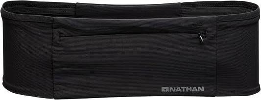 Nathan Zipster Max Running Belt, Running Belts for Women and Men, Bounce-Free Waist Pack with Extra Large Zipper Pocket, Smartphone Storage, Walking, Gym, Hiking