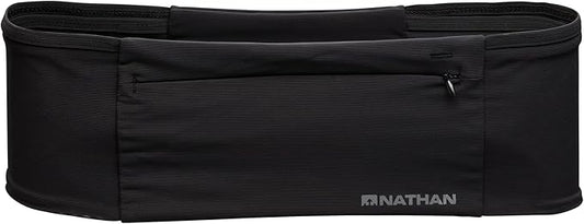 Nathan Zipster Max Running Belt, Running Belts for Women and Men, Bounce-Free Waist Pack with Extra Large Zipper Pocket, Smartphone Storage, Walking, Gym, Hiking