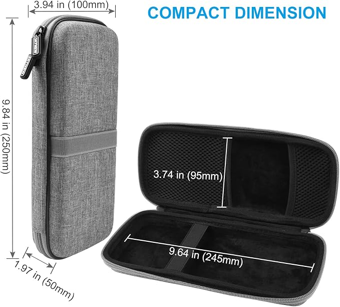 SKYNEW Powerbank Hard Travel Case Compatible RAV Power 26800/20100/20000mAh, Anker Power Core 26800mAh/ PowerCore +26800mAh, ROMOSS 30000mAh, Miady Charger, Ekrist, Lab599 Tx500 Radio(Light Grey)