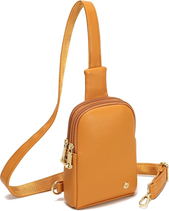INICAT Small Sling Bag for Women Everyday & Travel Crossbody Bags Lightweight Cross Body Purses Vegan Leather
