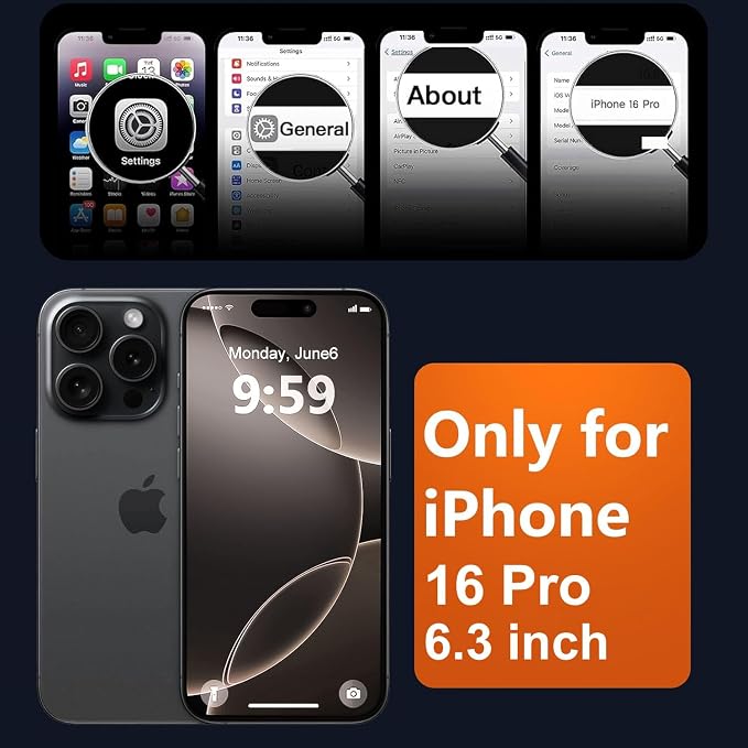 MOCCA Strong Magnetic for iPhone 16 Pro Phone Case, [Compatible with Magsafe][16FT Mil-Grade Drop Protection] Slim Thin Translucent Matte Protective Cover Case for iPhone 16 Pro Case, Light Gold