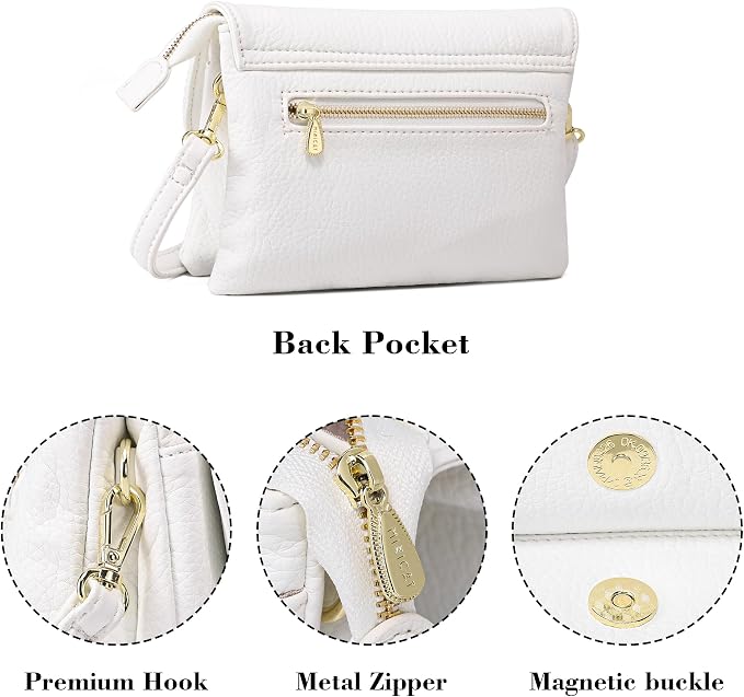 MINICAT RFID Blocking Small Crossbody Bags for Women Vegan Leather Mini Travel Purses Cell Phone Purse Cross Body Bag