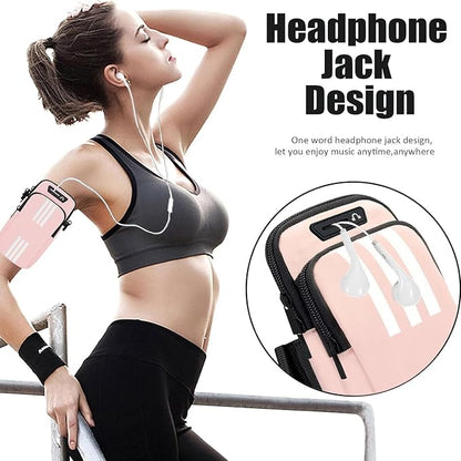 Running Armband, Cell Phone Purse Small Crossbody Bags for Women Men Kids Pouch for iPhone 15/14/13 pro/Plus/xs/xr/xs max, Galaxy S22 Ultra and More