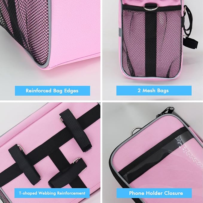 Bike Handlebar Bag - Front Basket with Bike Phone Mount, Bicycle Cooler Pouch Pack for Kids Girls Boys Men Women
