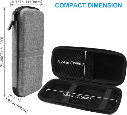 SKYNEW Powerbank Hard Drive Case Compatible with Anker Power Core 26800mAh/ PowerCore +26800mAh, RAV Power 26800/20100/20000mAh, ROMOSS 30000mAh, Miady 10000/15000mAh (Medium-Light Grey)
