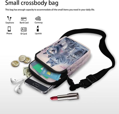 DISNIMO Small Crossbody Bags for Women Trendy Cross Body Cell Phone Shoulder Bags Purses with Adjustable Strap