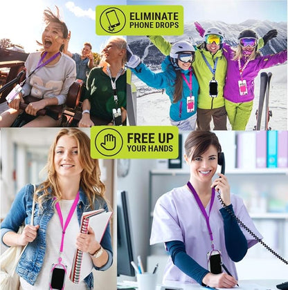 Gear Beast Cell Phone Lanyard with Adjustable Neck Strap Compatible with iPhone Galaxy & Most Smartphones