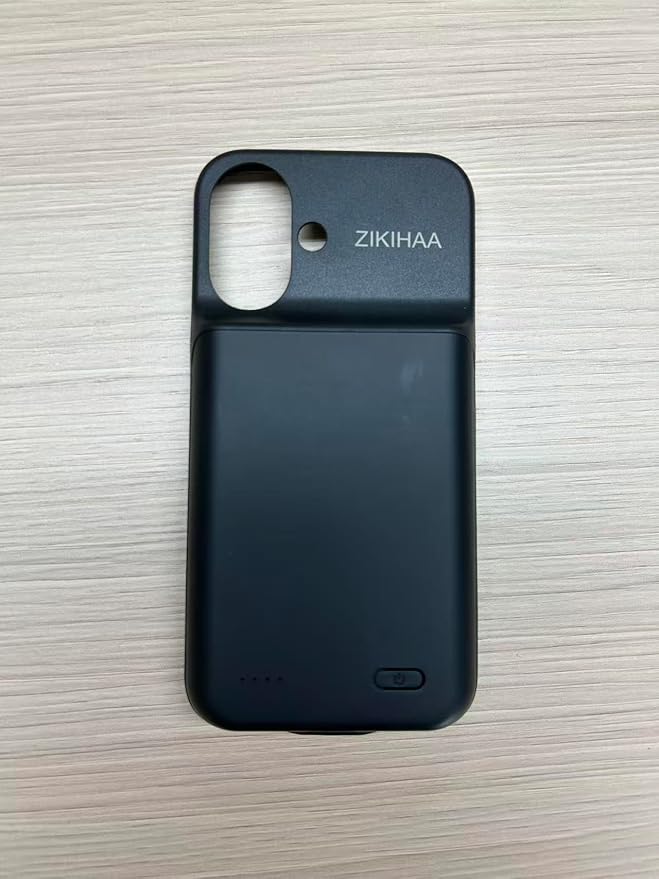 Battery Case for iPhone 14 Pro, New Battery Pack Rechargeable Charger External Charging Case with Tempered Glass Screen Protector Black