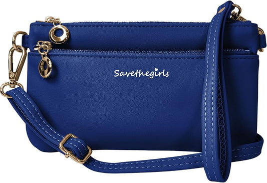 Save the Girls Cell Phone Purse - Touch Screen Women’s Crossbody Bag - Clutch Purses for Women (Bella) | Touch Screen, for Women