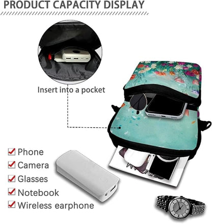 Men's Crossbody Bag, Small Cell Phone Wallet, Women's Shoulder Handbag, Travel Gym Bag