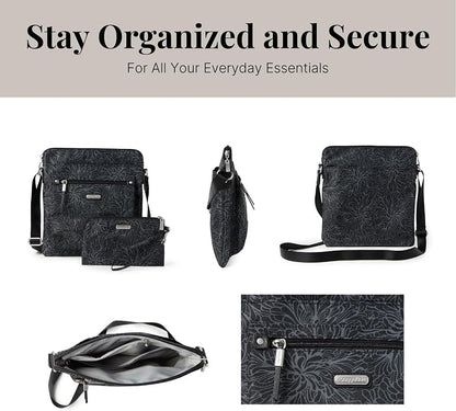 Baggallini womens Go Bagg With Rfid Phone Wristlet