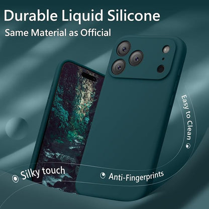 FireNova Magnetic for iPhone 17 Pro Case, Compatible with MagSafe, [Integrated Silicone Camera Control Button] [Camera Protection] Anti-Scratch Microfiber Lining Phone Case, 6.3", Teal