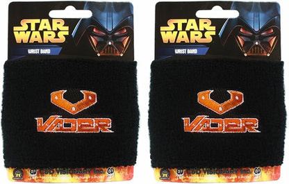 Star Wars - Darth Vader 'Vader" Logo - Arm Sweatband - Set of 2 Bands