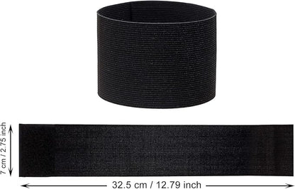 ONLYKXY 3PCS Captain Armbands 7x32.5CM/2.75x12.79inch Adjustable Leader Armband Team Sport Armband for Soccer Basketball Volleyball School Team Competition Coach Players Wrist Arm Bands