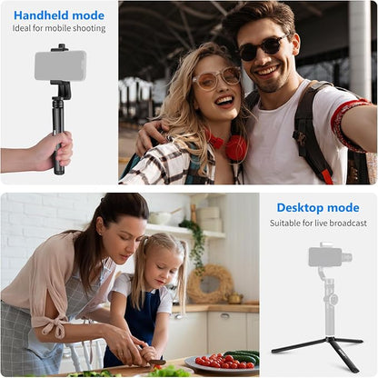 NEEWER Mini Metal Tripod, Table Stand, Desktop Compact Tripod Compatible with Crane M2, Smooth Q2, Gimbal Grip Stabilizer and All Cameras