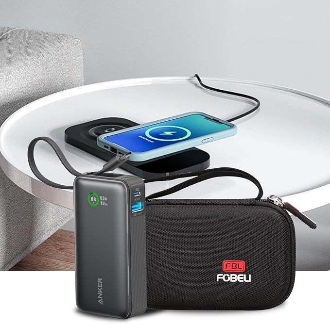 FBLFOBELI Hard Travel Case for Anker 533 Power Bank/Anker Nano Power Bank,10000mAh Portable Charger (PD 30W max. Leistung), Case Only