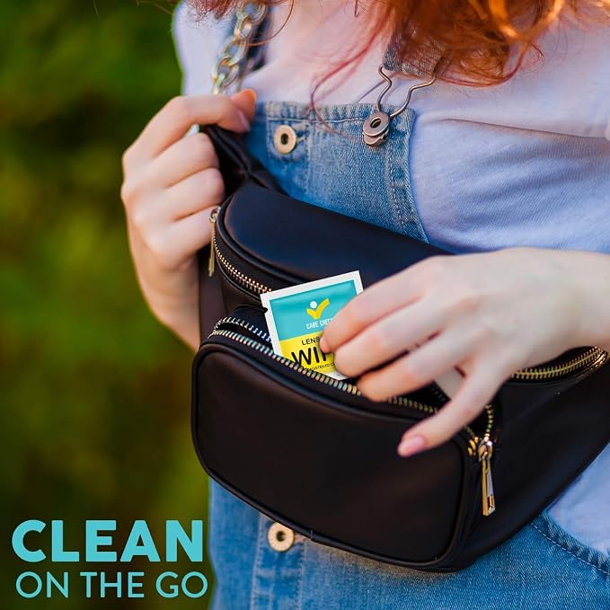 Lens Wipes, 300 Pre-Moistened Cleaning Wipes for Cameras, Laptops, Cell Phones, Eyeglasses, Other Screens and More